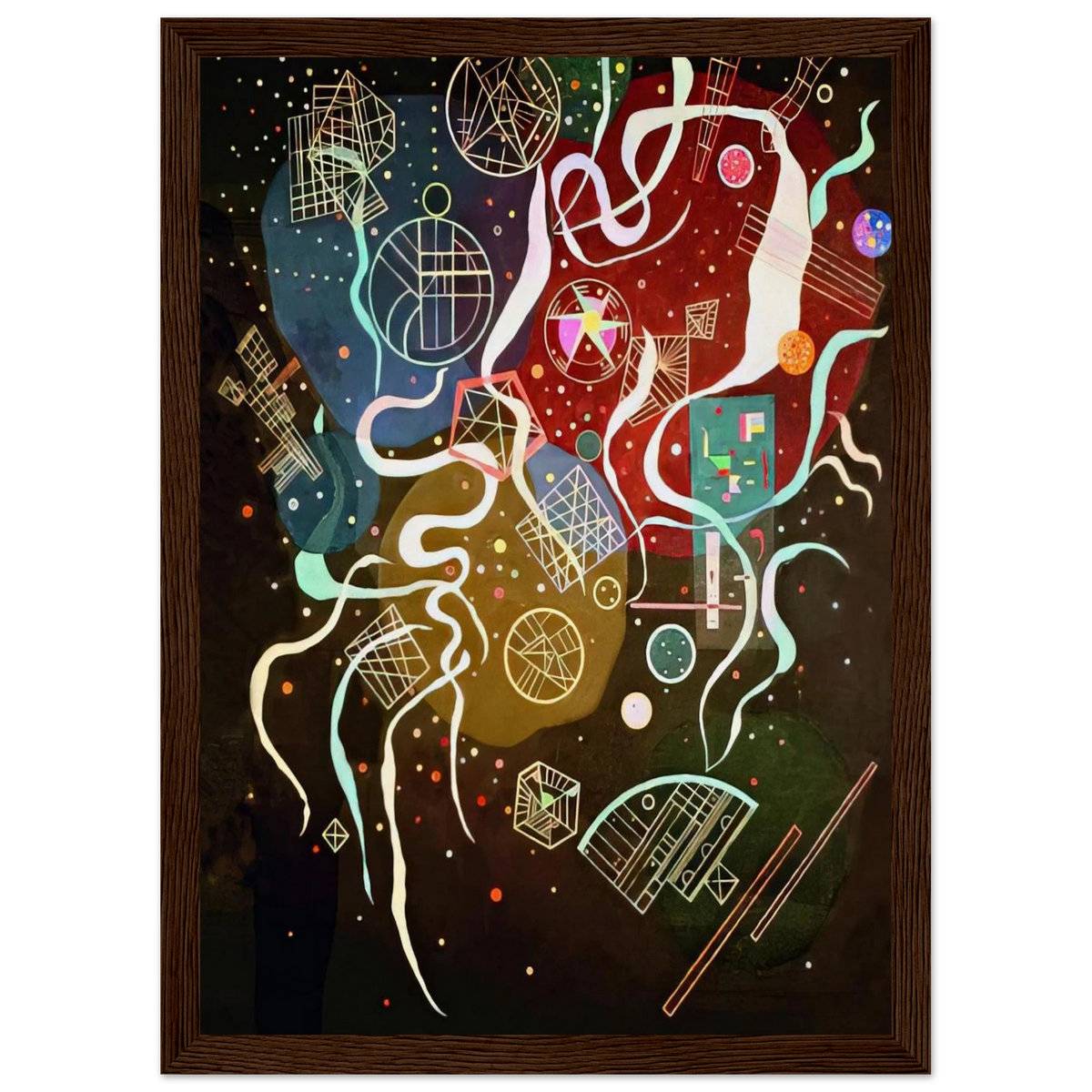 MOVEMENT I 1935 Framed Poster | Wassily Kandinsky Framed Prints Wall Art | Wassily Kandinsky Shop