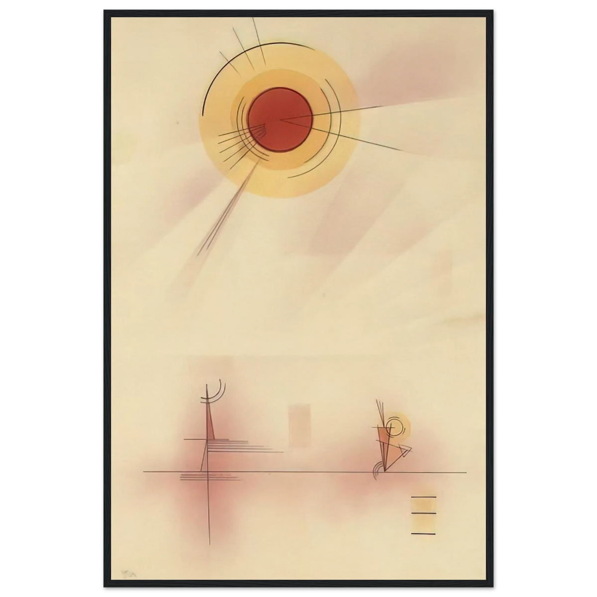 STRAHLEN 1929 Framed Poster | Wassily Kandinsky Framed Prints Wall Art | Wassily Kandinsky Shop
