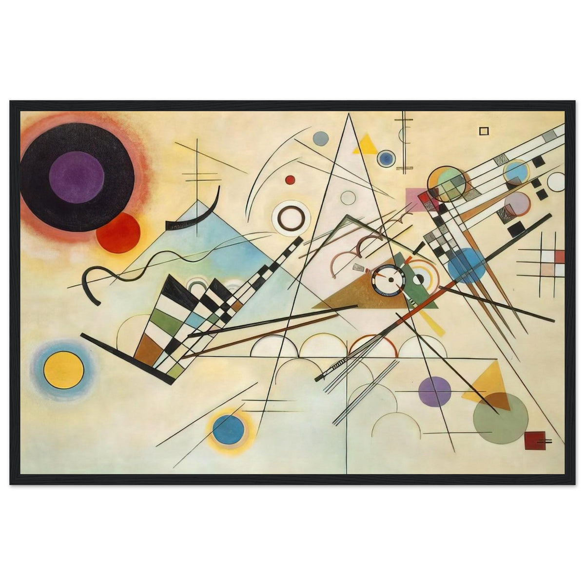 COMPOSITION VIII 1923 Framed Poster | Wassily Kandinsky Framed Prints Wall Art | Wassily Kandinsky Shop