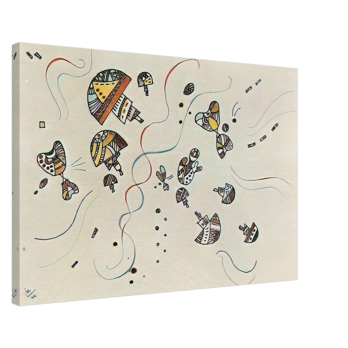LAST WATERCOLOUR 1944 Canvas | Wassily Kandinsky Canvas | Wassily Kandinsky Shop