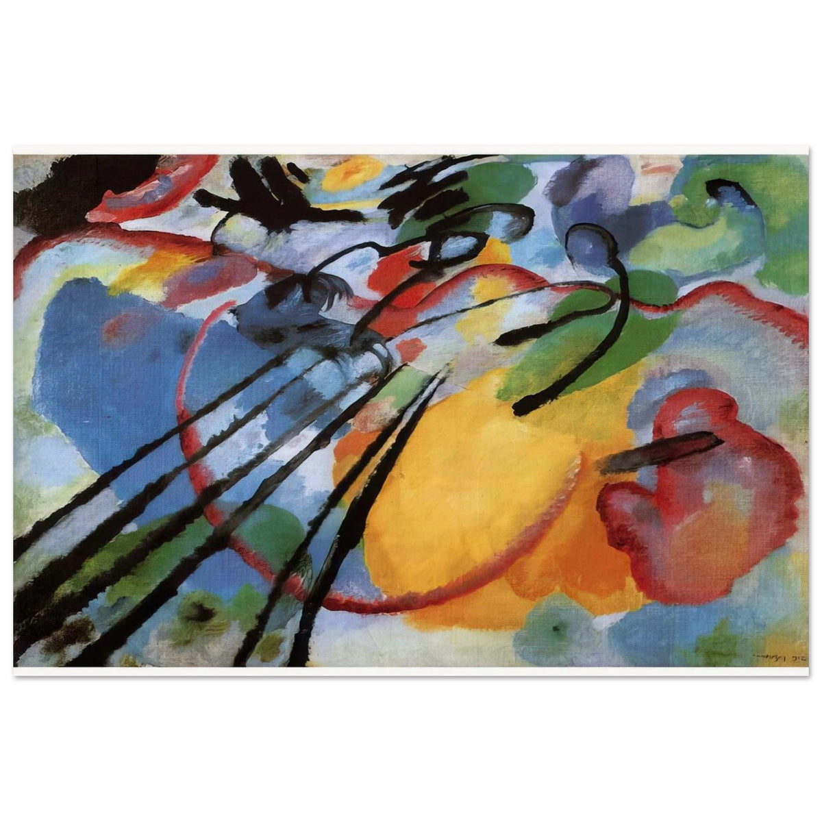 IMPROVISATION 26 ROWING 1912 Poster | Wassily Kandinsky Poster | Wassily Kandinsky Shop