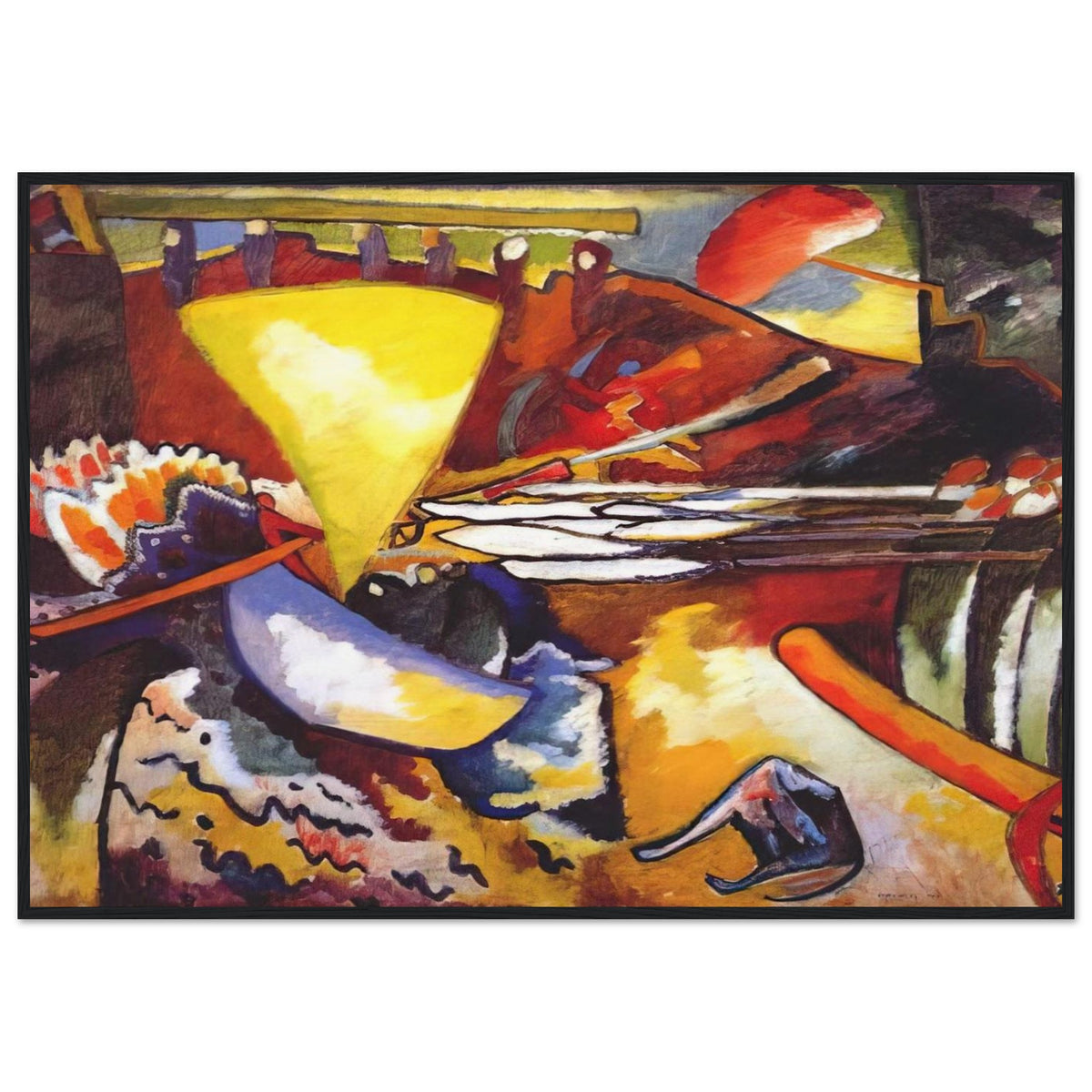 IMPROVISATION 11 1910 Framed Poster | Wassily Kandinsky Framed Prints Wall Art | Wassily Kandinsky Shop