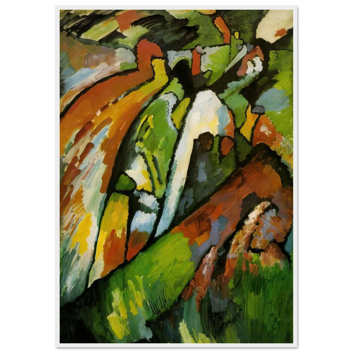 IMPROVISATION 7 1910 Framed Poster | Wassily Kandinsky Framed Prints Wall Art | Wassily Kandinsky Shop
