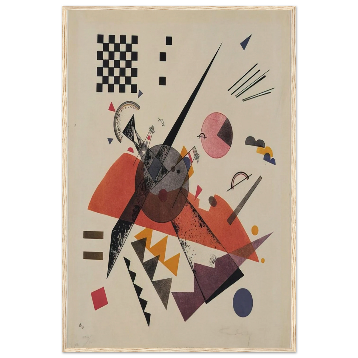 ORANGE 1923 Framed Poster | Wassily Kandinsky Framed Prints Wall Art | Wassily Kandinsky Shop