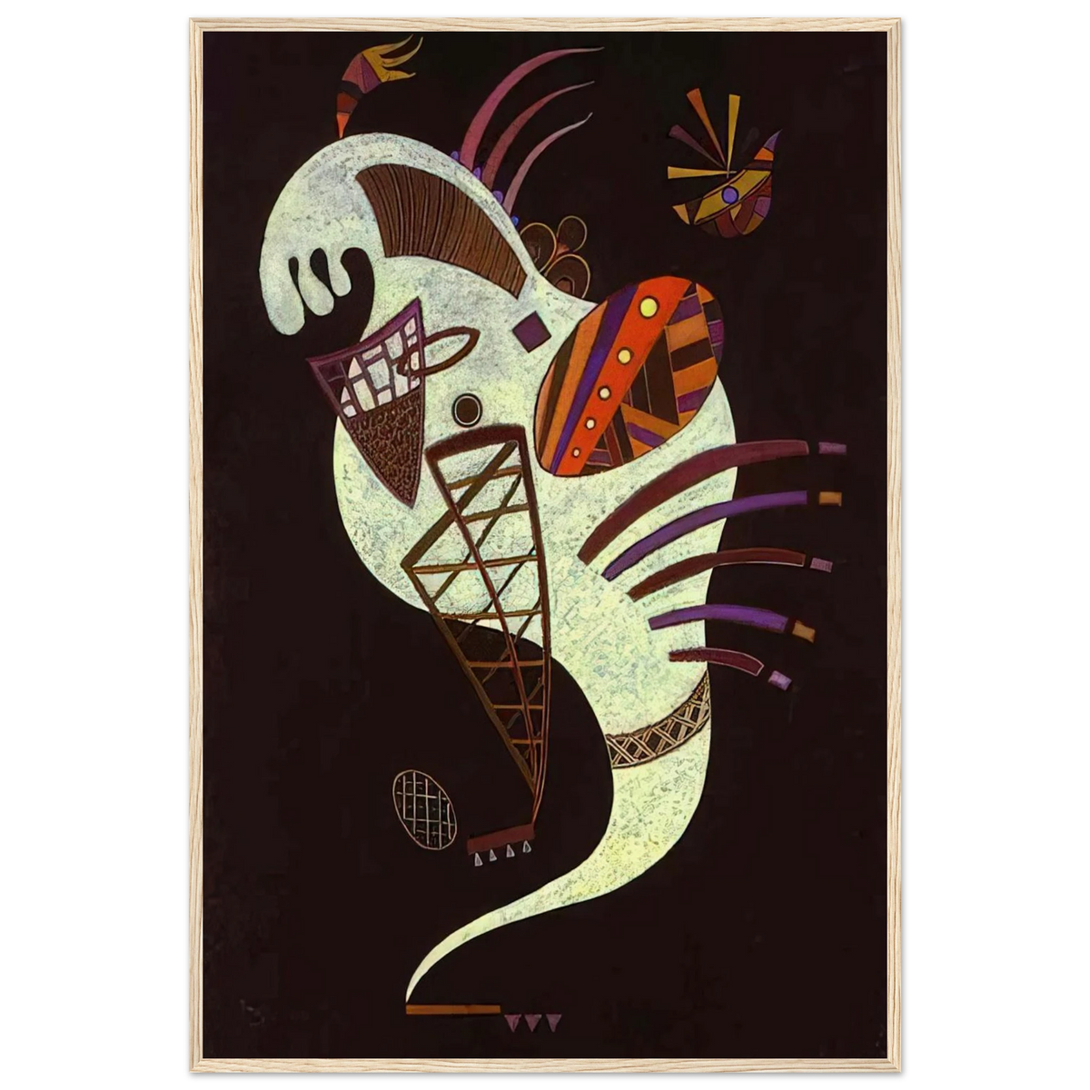 WHITE FIGURE 1943 Framed Poster | Wassily Kandinsky Framed Prints Wall Art | Wassily Kandinsky Shop