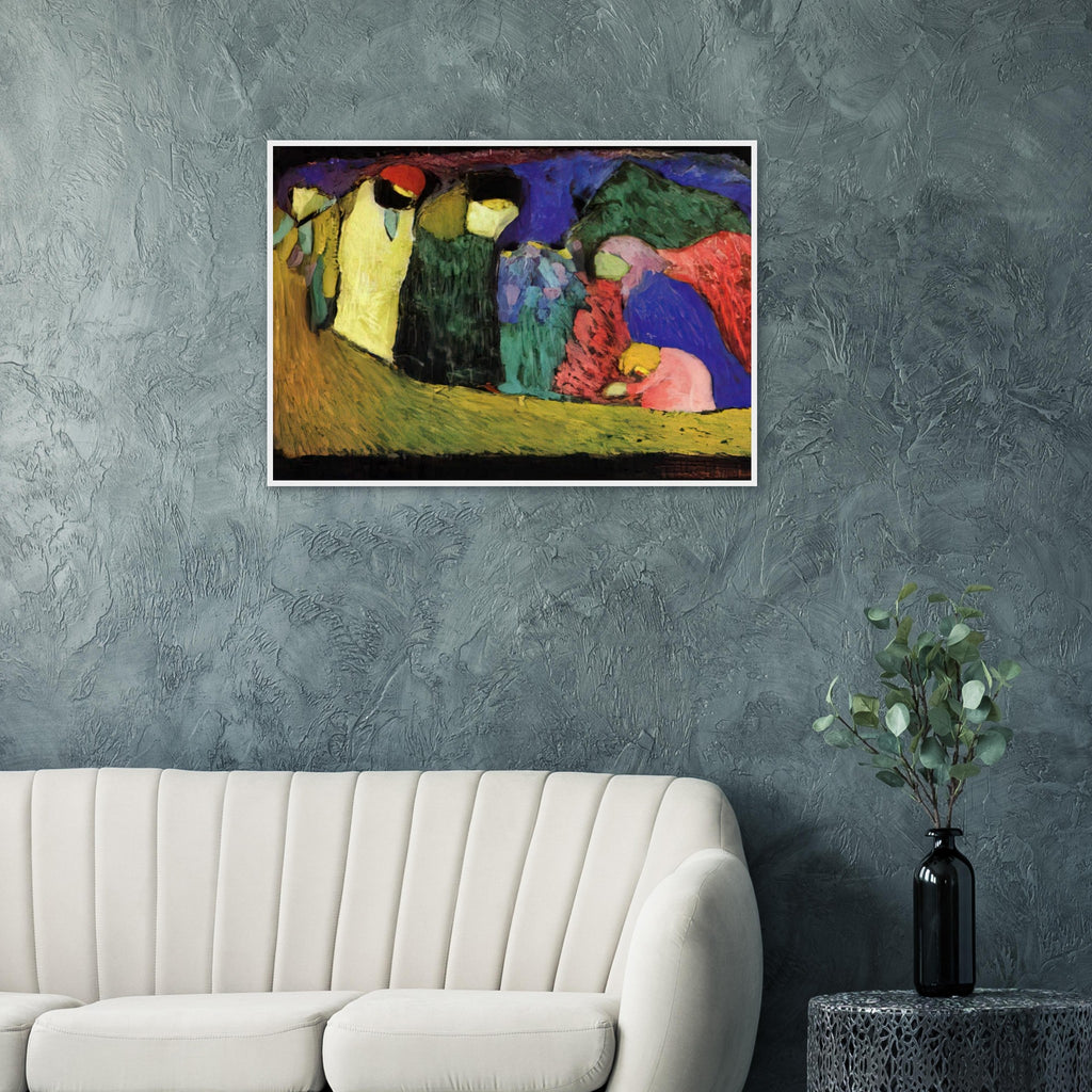 ENCOUNTER 1908 Framed Poster | Wassily Kandinsky Framed Prints Wall Art | Wassily Kandinsky Shop