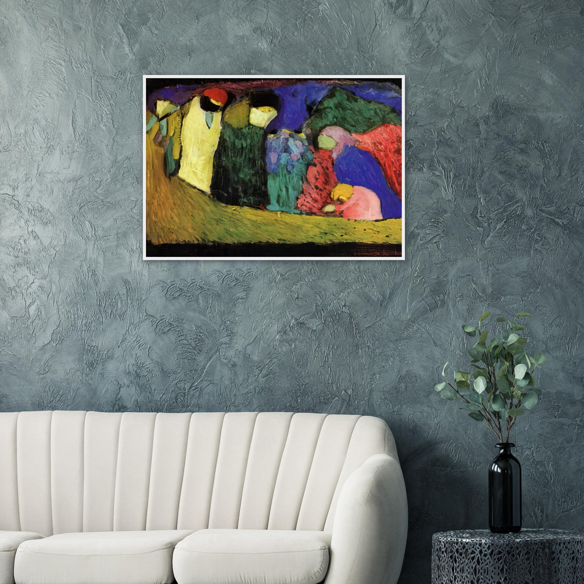 ENCOUNTER 1908 Framed Poster | Wassily Kandinsky Framed Prints Wall Art | Wassily Kandinsky Shop
