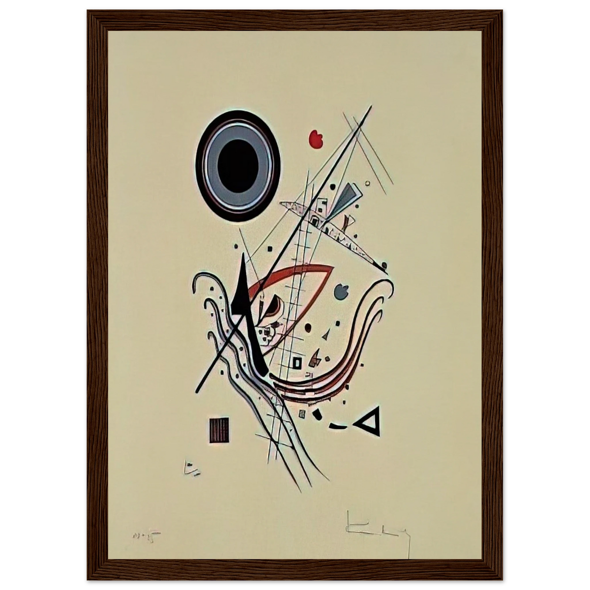 BLUE 1922 Framed Poster | Wassily Kandinsky Framed Prints Wall Art | Wassily Kandinsky Shop