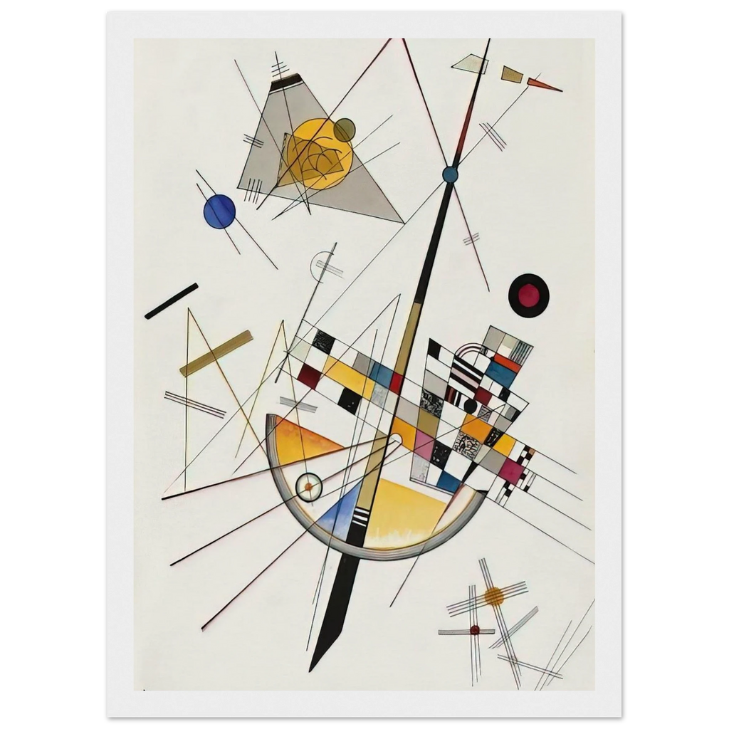 DELICATE TENSION NO 85 1923 Framed Poster | Wassily Kandinsky Framed Prints Wall Art | Wassily Kandinsky Shop