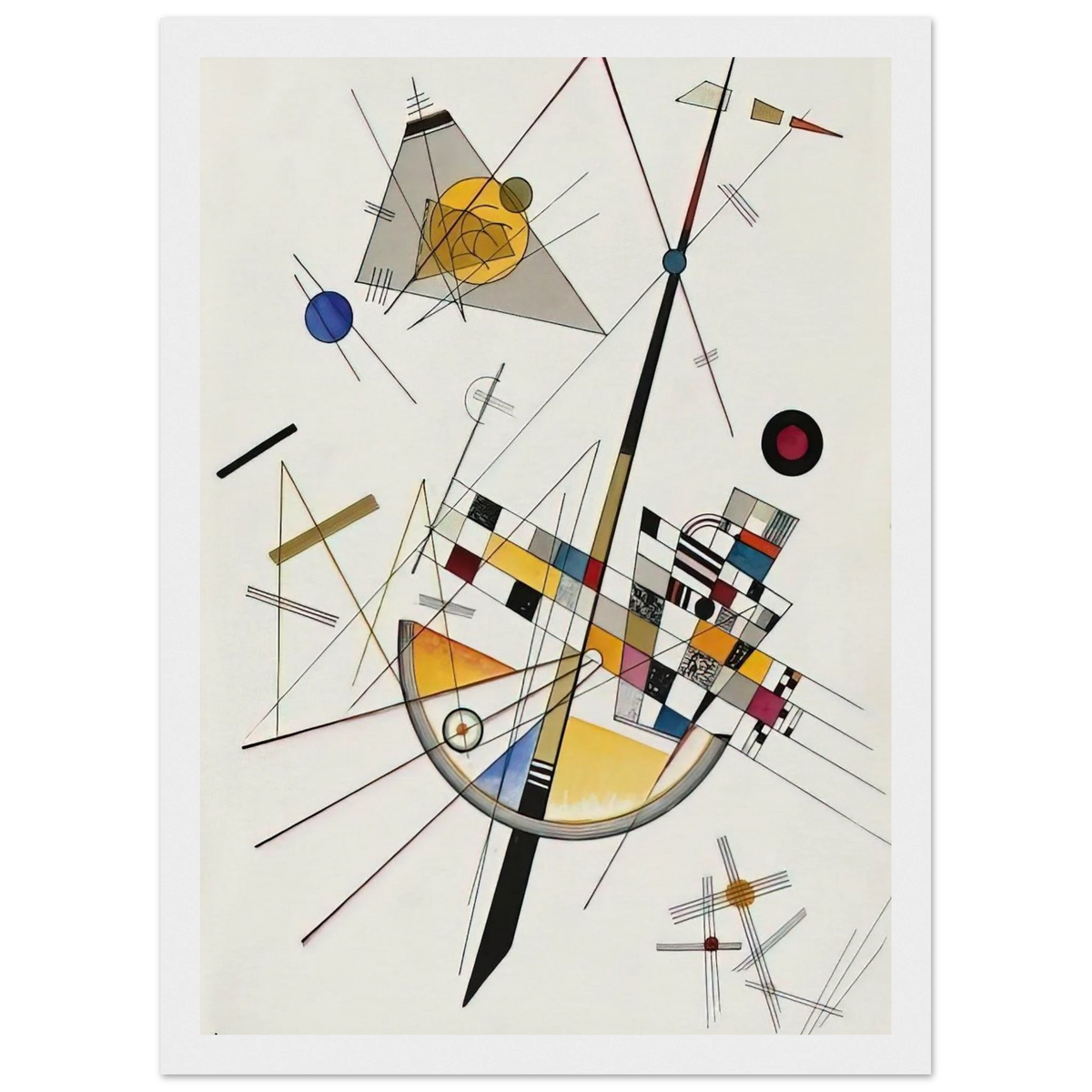 DELICATE TENSION NO 85 1923 Framed Poster | Wassily Kandinsky Framed Prints Wall Art | Wassily Kandinsky Shop