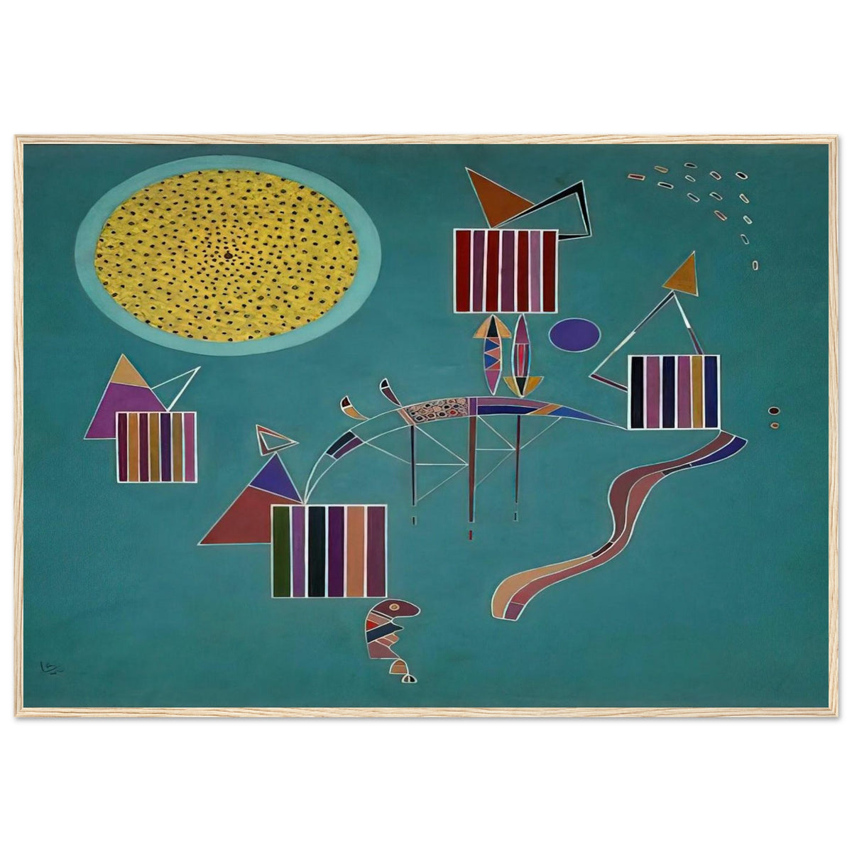INTIME MESSAGE 1942 Framed Poster | Wassily Kandinsky Framed Prints Wall Art | Wassily Kandinsky Shop