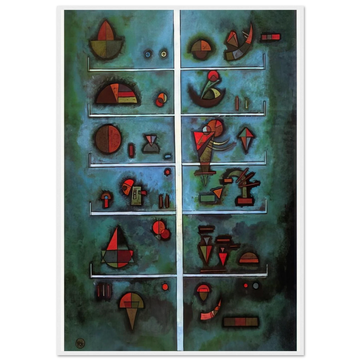 STOREYS 1929 Framed Poster | Wassily Kandinsky Framed Prints Wall Art | Wassily Kandinsky Shop