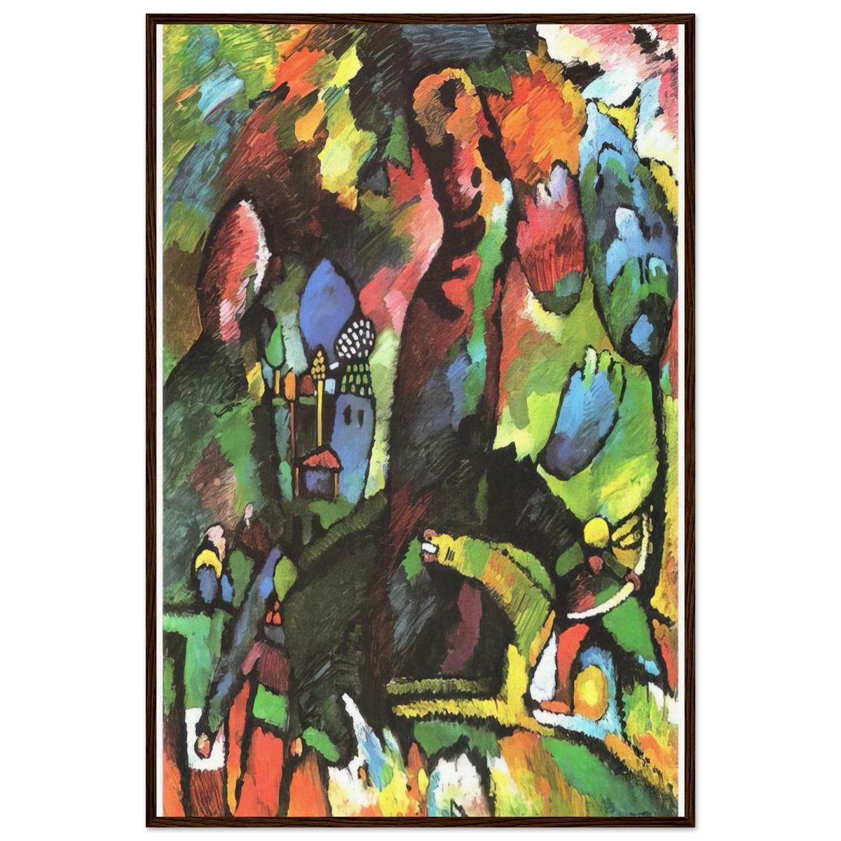 PICTURE WITH ARCHER 1909 Framed Poster | Wassily Kandinsky Framed Prints Wall Art | Wassily Kandinsky Shop