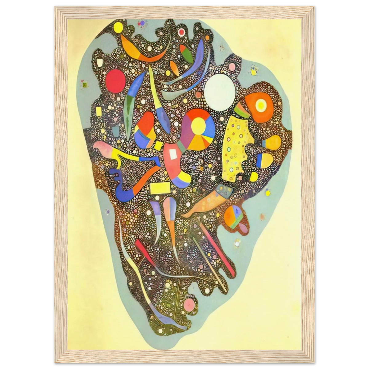 COLOURFUL ENSEMBLE 1938 Framed Poster | Wassily Kandinsky Framed Prints Wall Art | Wassily Kandinsky Shop