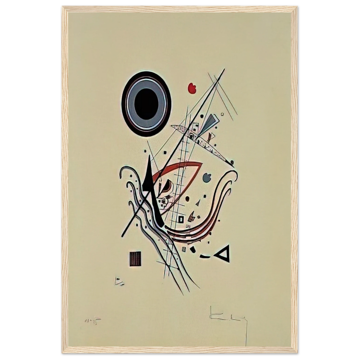 BLUE 1922 Framed Poster | Wassily Kandinsky Framed Prints Wall Art | Wassily Kandinsky Shop