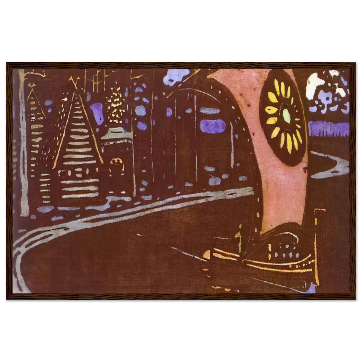 THE GOLDEN SAIL 1903 Framed Poster | Wassily Kandinsky Framed Prints Wall Art | Wassily Kandinsky Shop