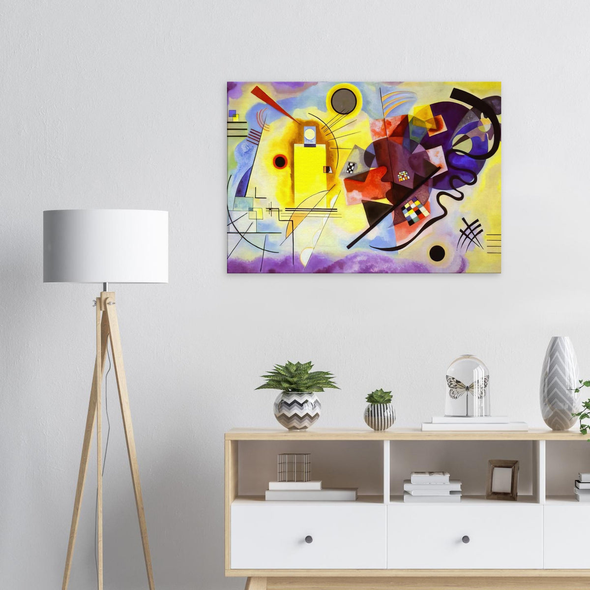 YELLOW RED BLUE 1925 Canvas | Wassily Kandinsky Canvas | Wassily Kandinsky Shop