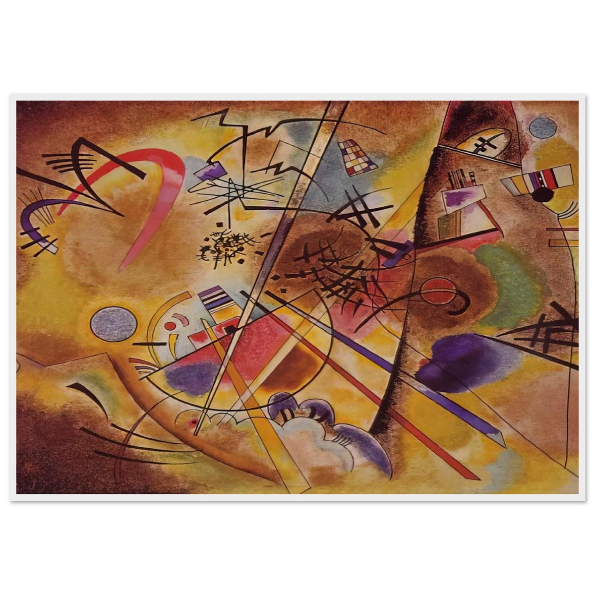 SMALL DREAM IN RED 1925 Framed Poster | Wassily Kandinsky Framed Prints Wall Art | Wassily Kandinsky Shop