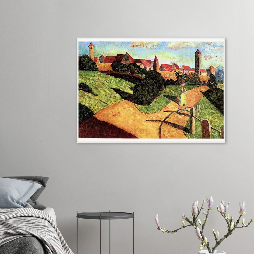 OLD TOWN II 1902 Framed Poster | Wassily Kandinsky Framed Prints Wall Art | Wassily Kandinsky Shop