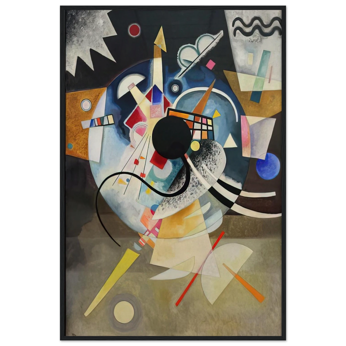 A CENTRE 1924 Framed Poster | Wassily Kandinsky Framed Prints Wall Art | Wassily Kandinsky Shop