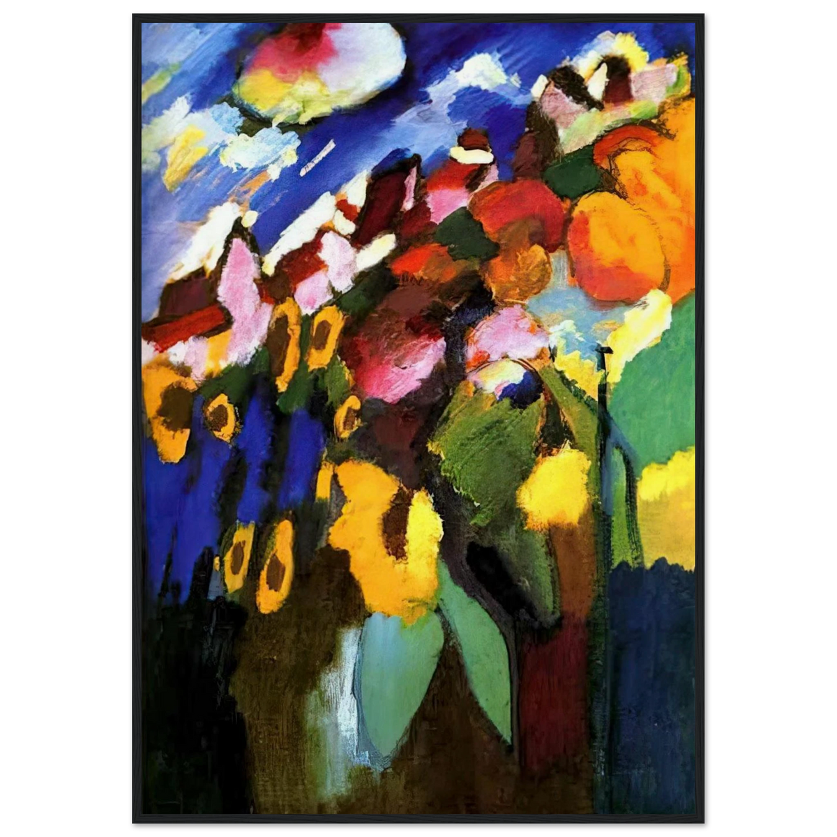 MURNAU GARDEN 1909 Framed Poster | Wassily Kandinsky Framed Prints Wall Art | Wassily Kandinsky Shop