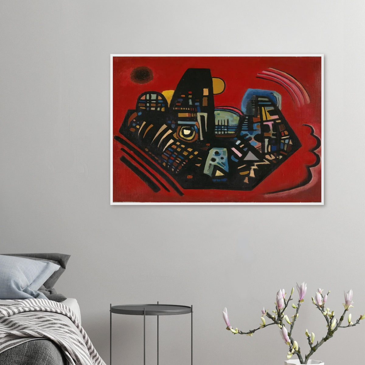 BLACK RED 1928 Framed Poster | Wassily Kandinsky Framed Prints Wall Art | Wassily Kandinsky Shop