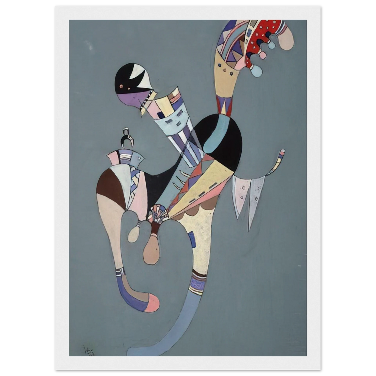 A FLOATING FIGURE 1942 Framed Poster | Wassily Kandinsky Framed Prints Wall Art | Wassily Kandinsky Shop