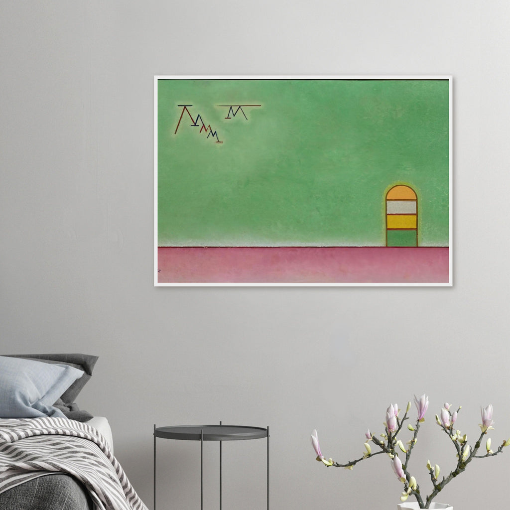 GREEN EMPTYNESS 1930 Framed Poster | Wassily Kandinsky Framed Prints Wall Art | Wassily Kandinsky Shop