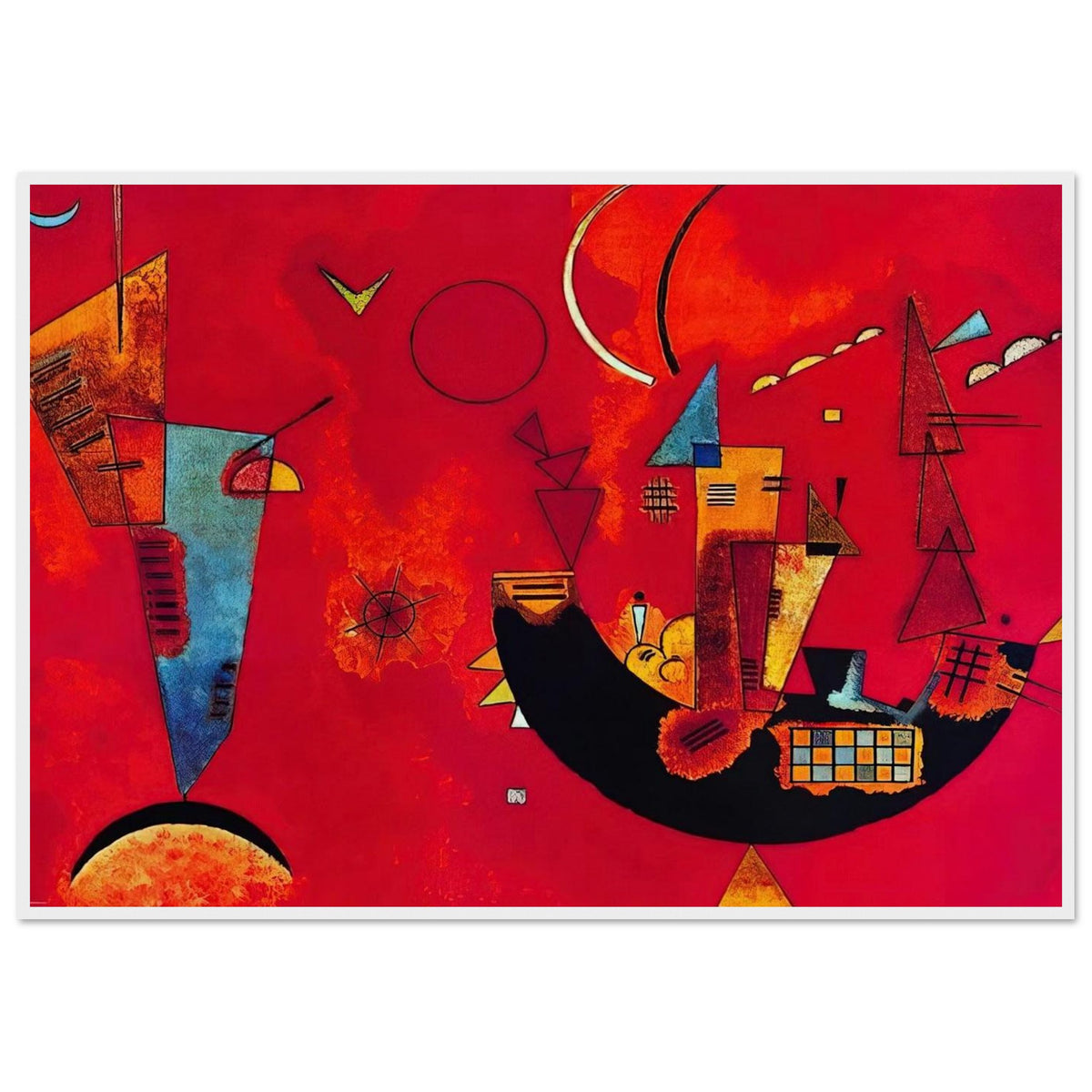 MIT UND GEGEN 1929 Framed Poster | Wassily Kandinsky Framed Prints Wall Art | Wassily Kandinsky Shop