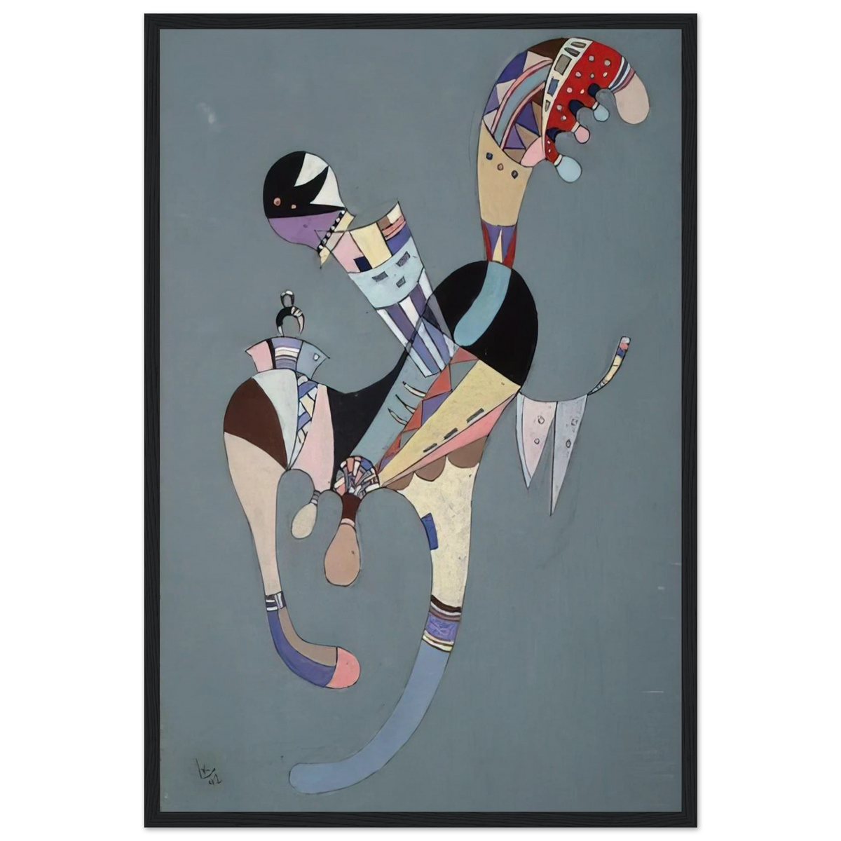 A FLOATING FIGURE 1942 Framed Poster | Wassily Kandinsky Framed Prints Wall Art | Wassily Kandinsky Shop