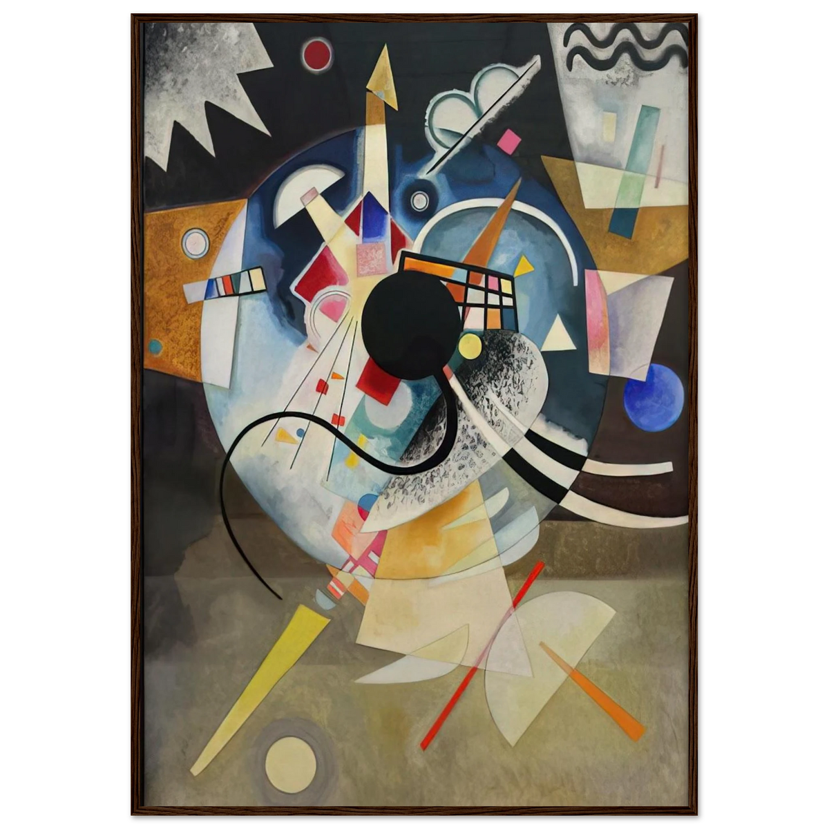 A CENTRE 1924 Framed Poster | Wassily Kandinsky Framed Prints Wall Art | Wassily Kandinsky Shop