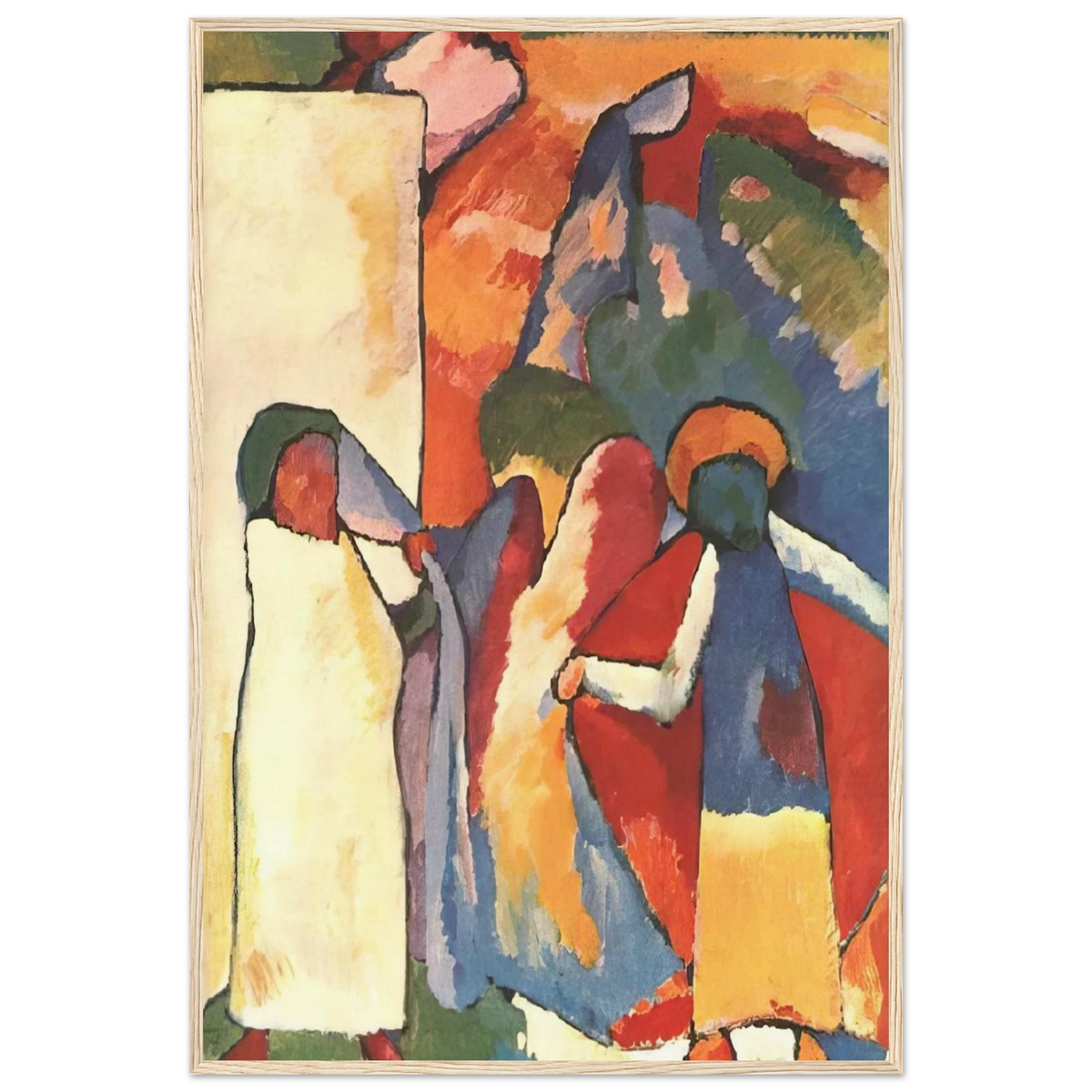IMPROVISATION 6 AFRICAN 1909 Framed Poster | Wassily Kandinsky Framed Prints Wall Art | Wassily Kandinsky Shop