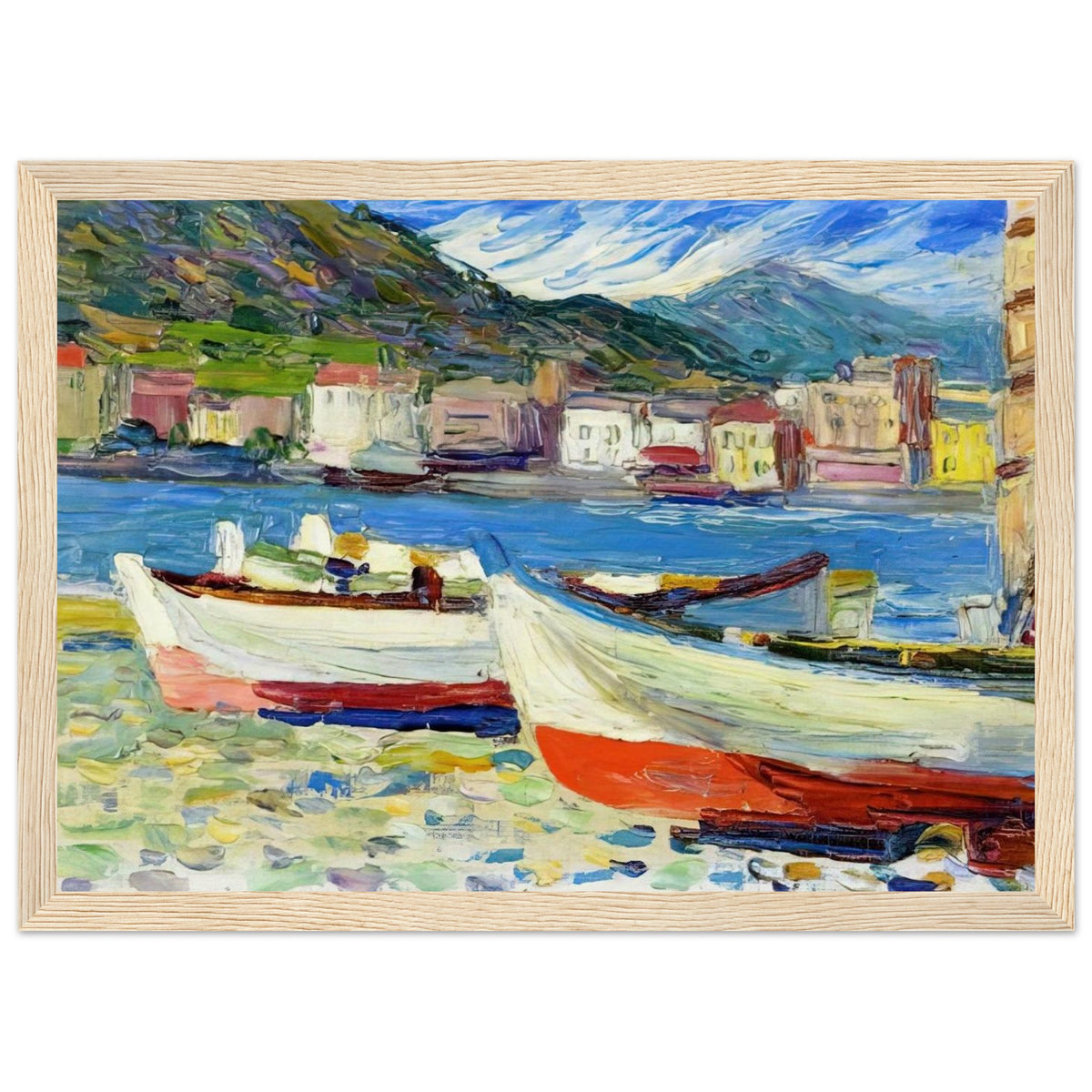 RAPALLO BOATS Framed Poster | Wassily Kandinsky Framed Prints Wall Art | Wassily Kandinsky Shop
