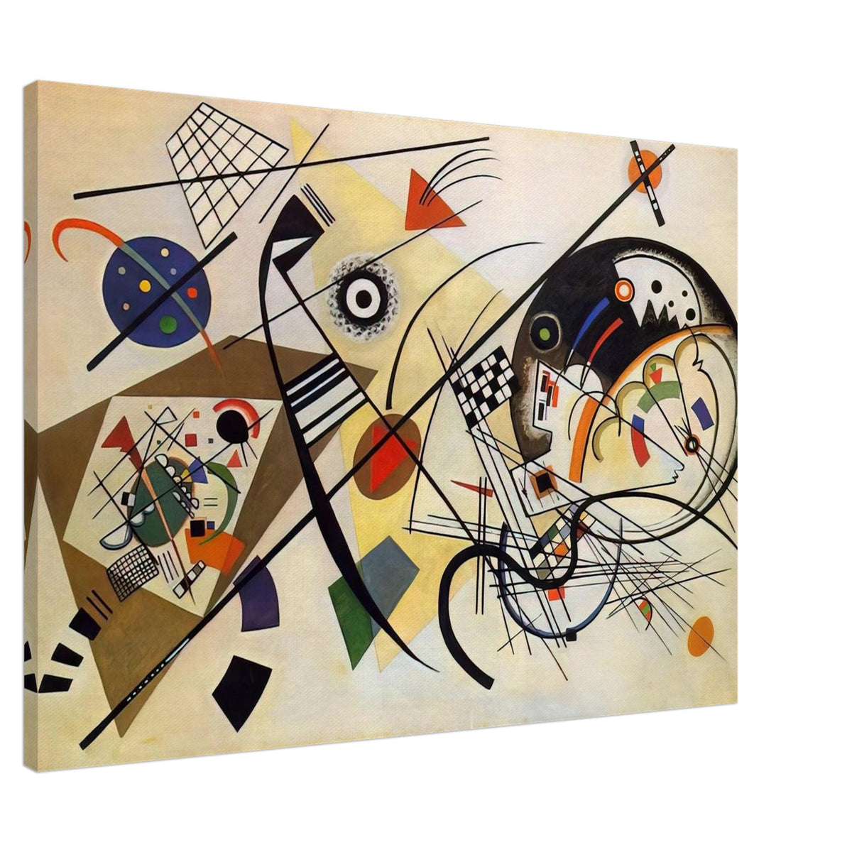 TRANSVERSE LINE 1923 Canvas | Wassily Kandinsky Canvas | Wassily Kandinsky Shop