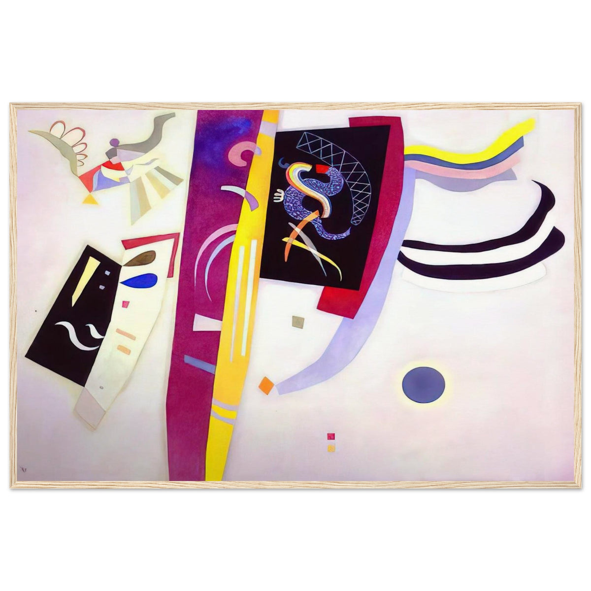 ORANGE VIOLET 1935 Framed Poster | Wassily Kandinsky Framed Prints Wall Art | Wassily Kandinsky Shop