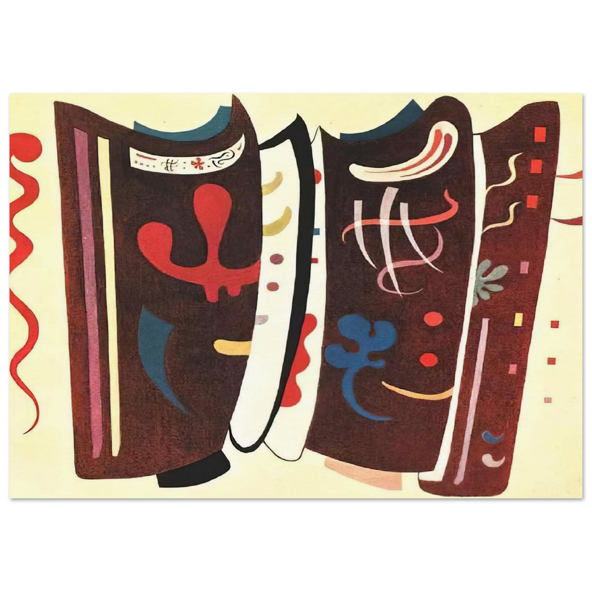 BROWN WITH SUPPLEMENT 1935 Poster | Wassily Kandinsky Poster | Wassily Kandinsky Shop
