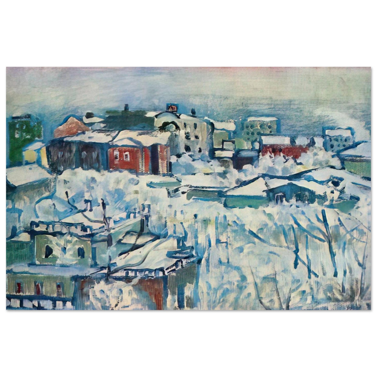 MOSCOW SMOLENSKY BOULEVARD STUDY 1916 Poster | Wassily Kandinsky Poster | Wassily Kandinsky Shop