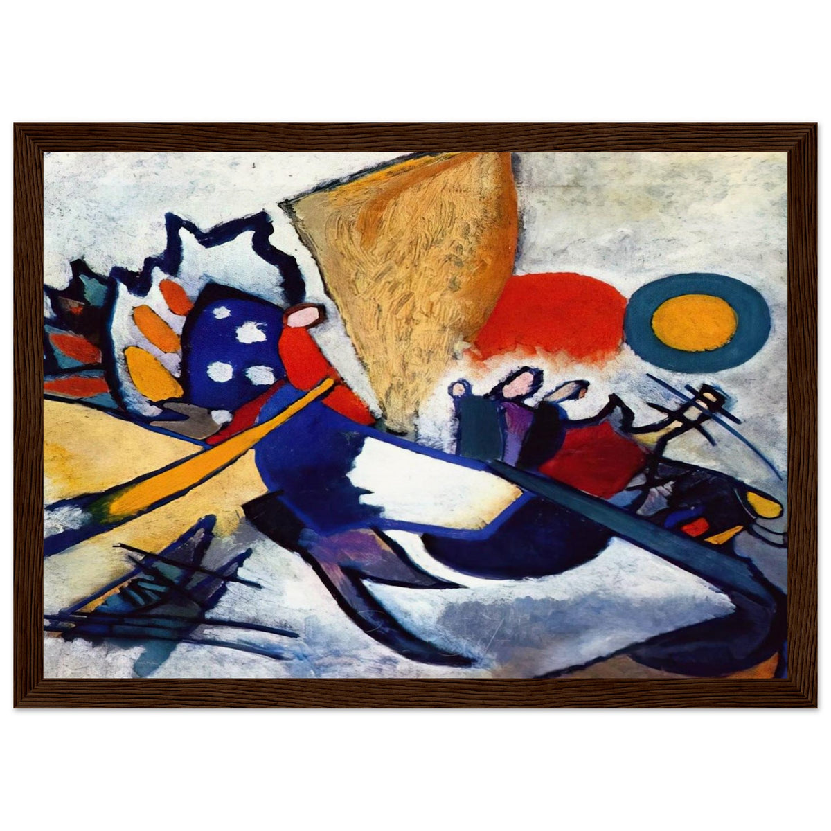 IMPROVISATION 209 1917 Framed Poster | Wassily Kandinsky Framed Prints Wall Art | Wassily Kandinsky Shop