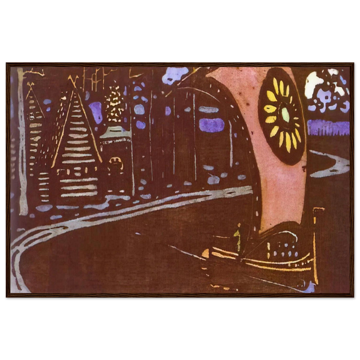 THE GOLDEN SAIL 1903 Framed Poster | Wassily Kandinsky Framed Prints Wall Art | Wassily Kandinsky Shop
