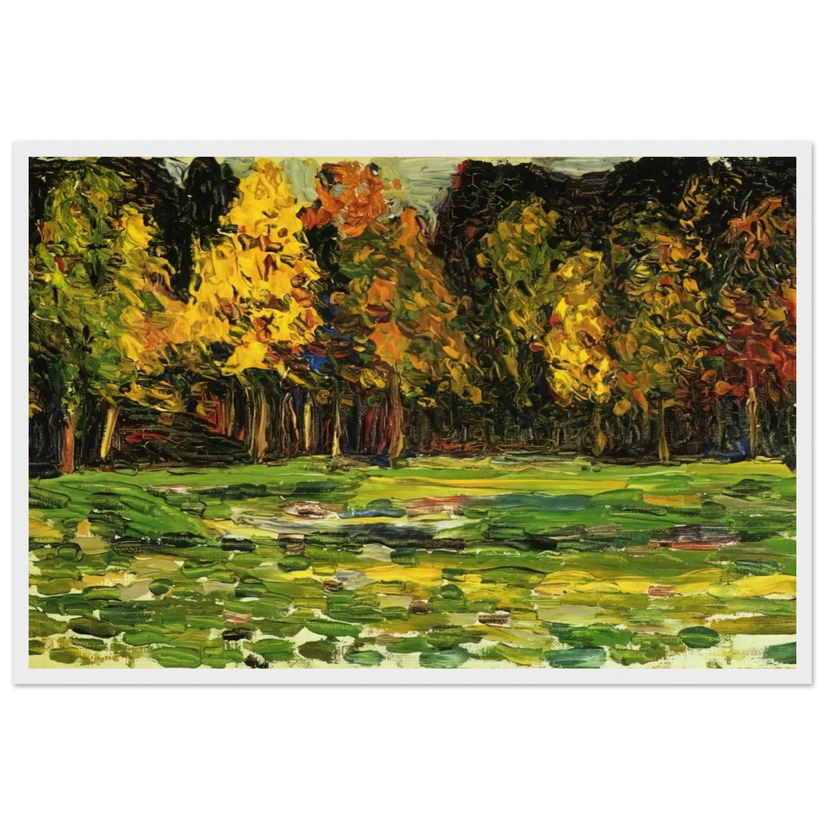 FOREST EDGE Framed Poster | Wassily Kandinsky Framed Prints Wall Art | Wassily Kandinsky Shop