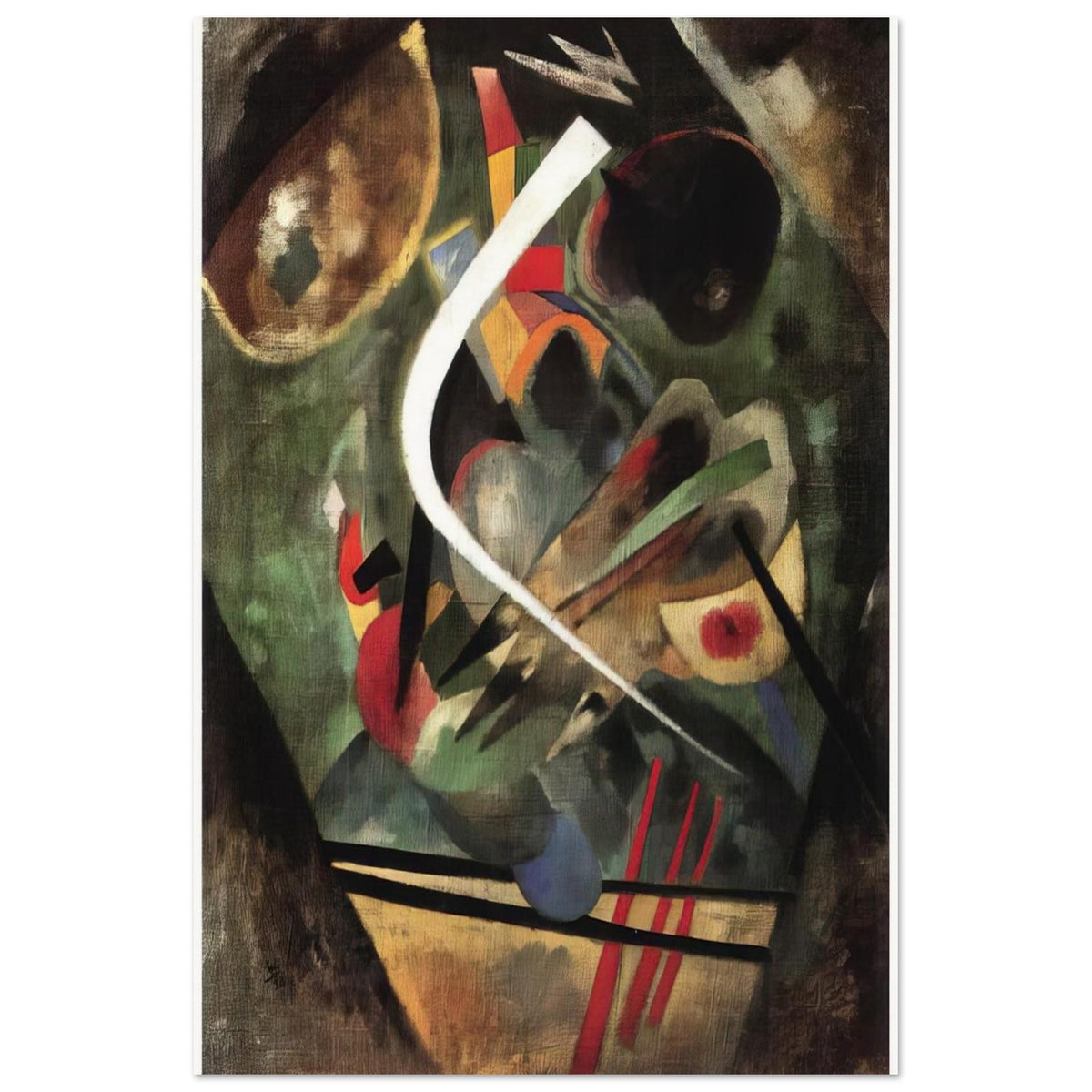 WHITE STROKE 1920 Poster | Wassily Kandinsky Poster | Wassily Kandinsky Shop