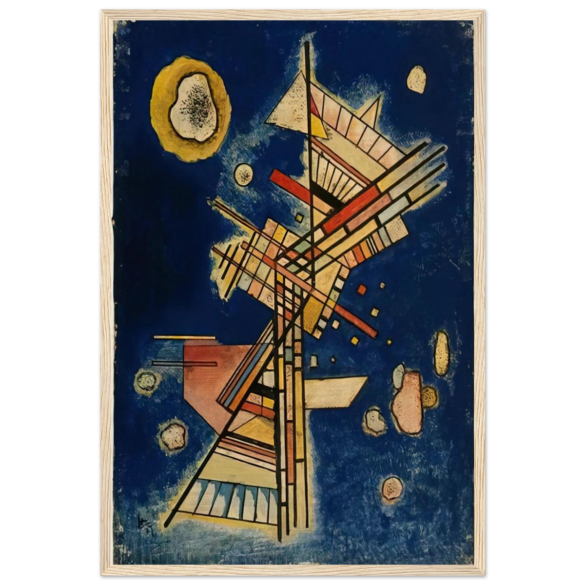 DARK FRESHNESS 1927 Framed Poster | Wassily Kandinsky Framed Prints Wall Art | Wassily Kandinsky Shop