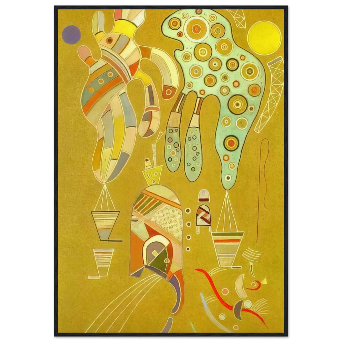 UNTITLED 1941 Framed Poster | Wassily Kandinsky Framed Prints Wall Art | Wassily Kandinsky Shop
