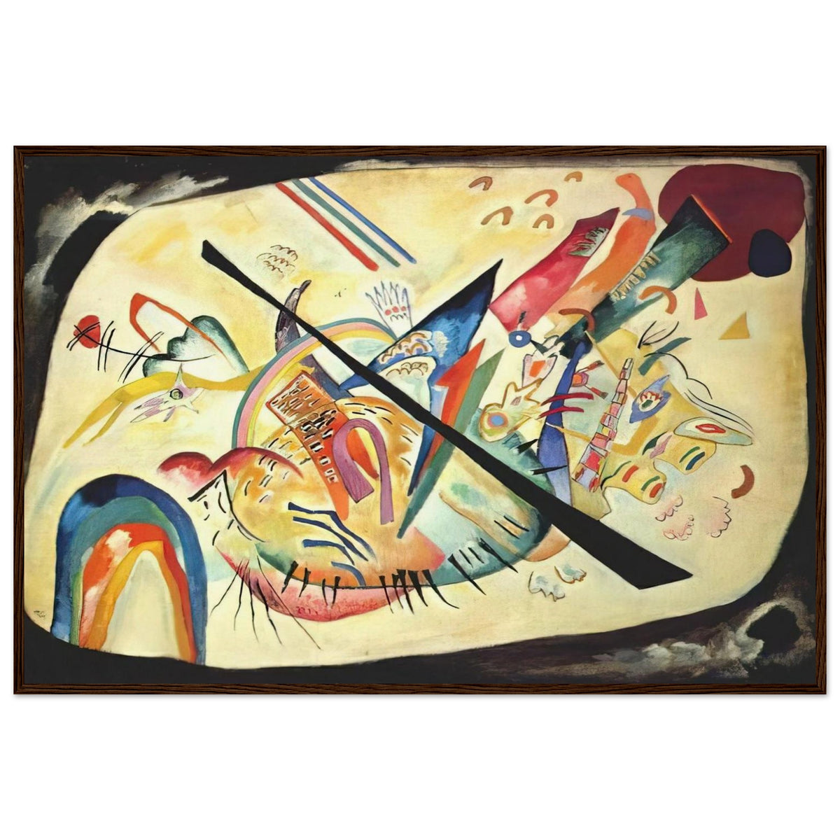 WHITE OVAL 1919 Framed Poster | Wassily Kandinsky Framed Prints Wall Art | Wassily Kandinsky Shop
