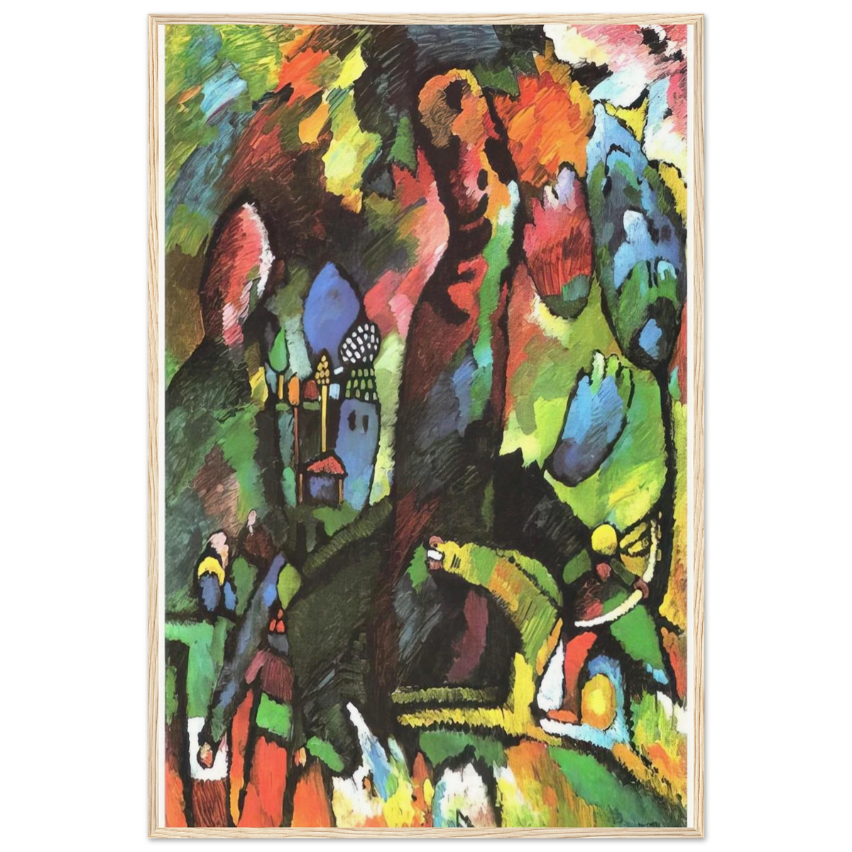 PICTURE WITH ARCHER 1909 Framed Poster | Wassily Kandinsky Framed Prints Wall Art | Wassily Kandinsky Shop