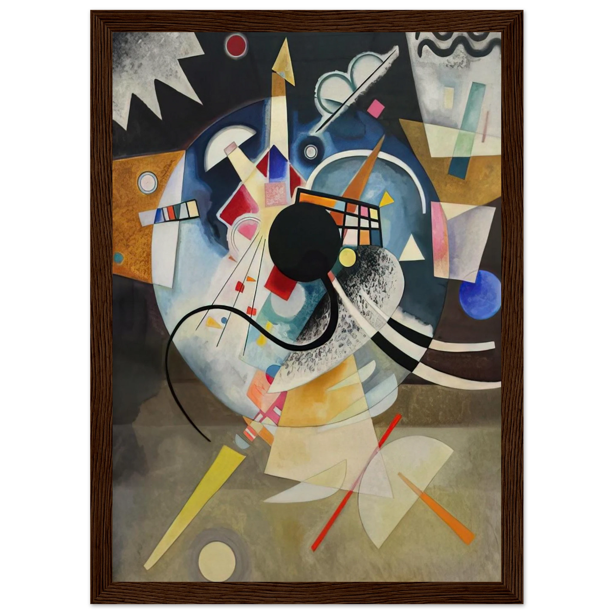 A CENTRE 1924 Framed Poster | Wassily Kandinsky Framed Prints Wall Art | Wassily Kandinsky Shop