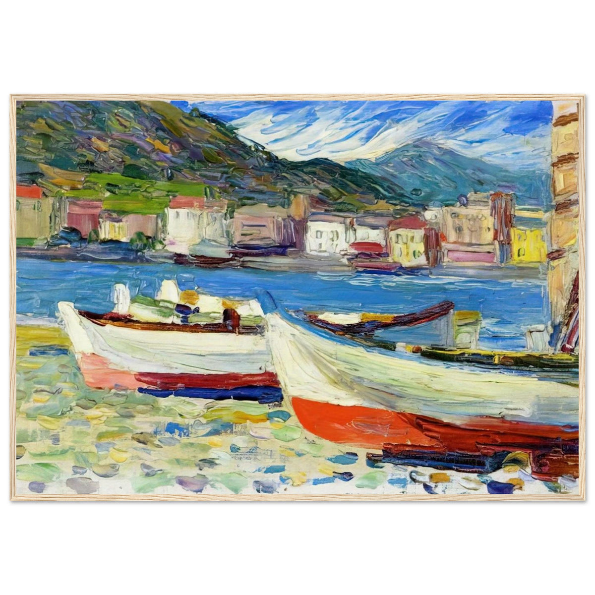 RAPALLO BOATS Framed Poster | Wassily Kandinsky Framed Prints Wall Art | Wassily Kandinsky Shop