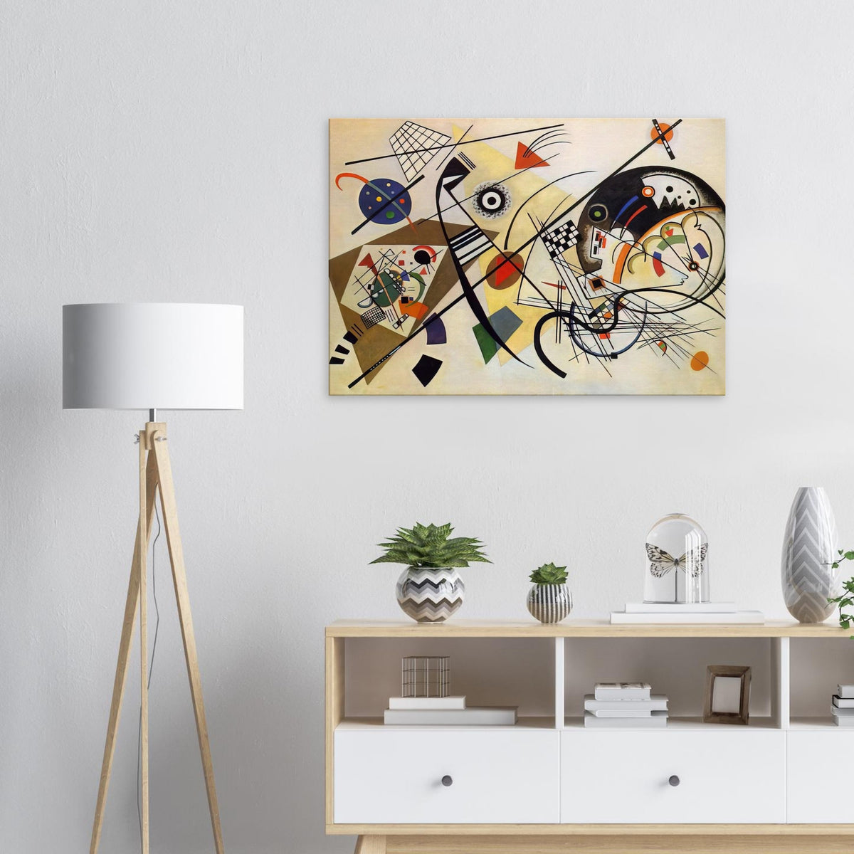 TRANSVERSE LINE 1923 Canvas | Wassily Kandinsky Canvas | Wassily Kandinsky Shop