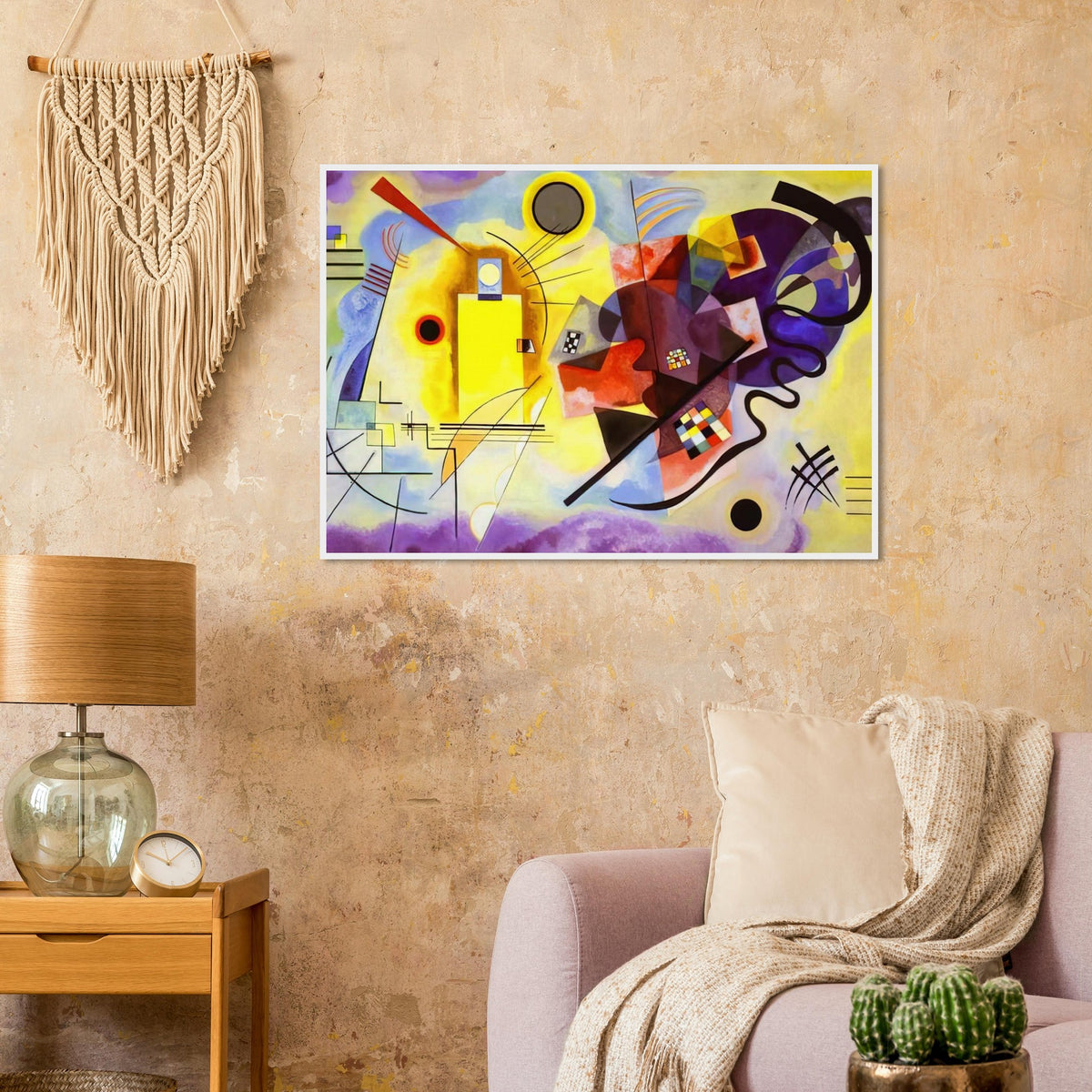YELLOW RED BLUE 1925 Framed Poster | Wassily Kandinsky Framed Prints Wall Art | Wassily Kandinsky Shop
