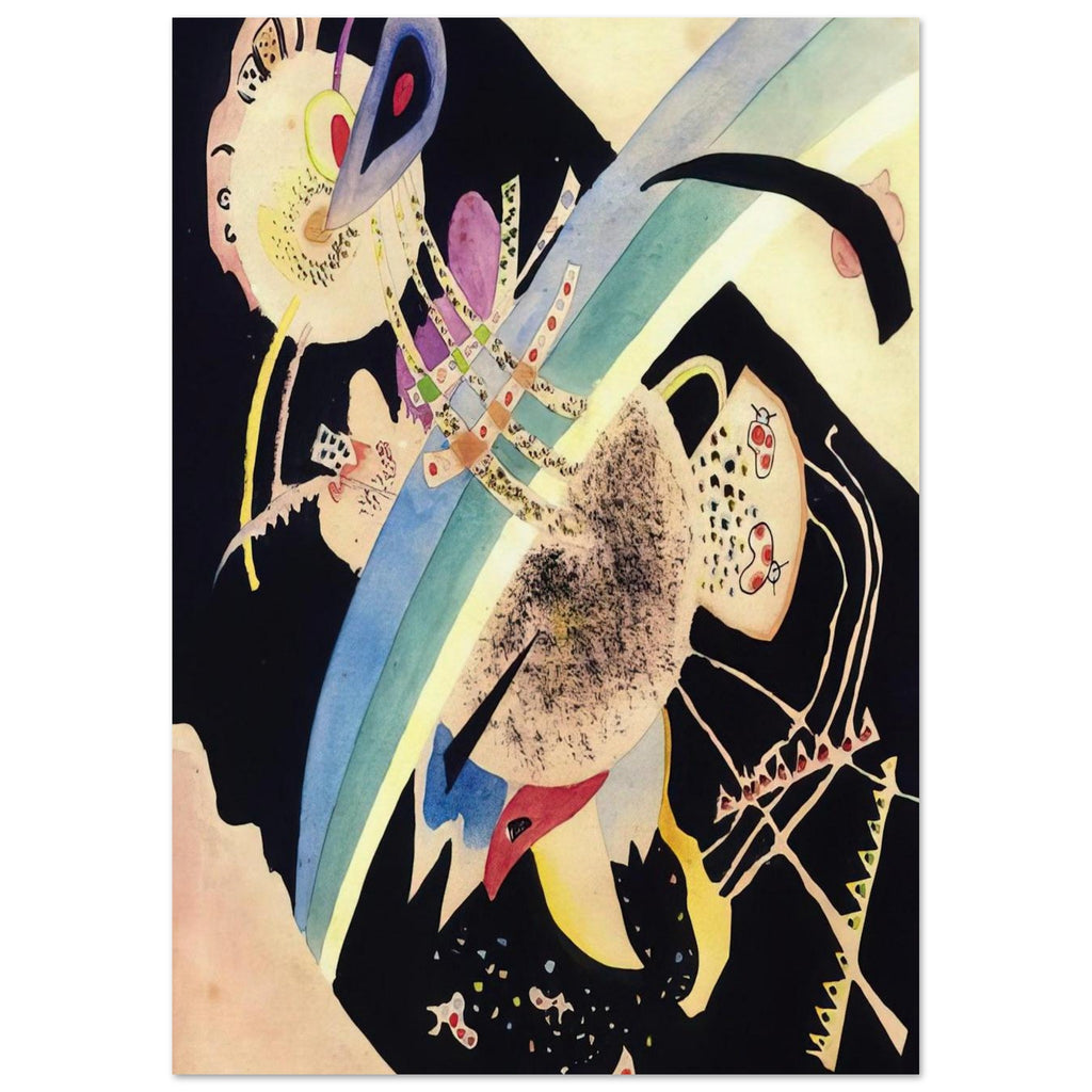 STUDY FOR CIRCLES ON BLACK 1921 Poster | Wassily Kandinsky Poster | Wassily Kandinsky Shop